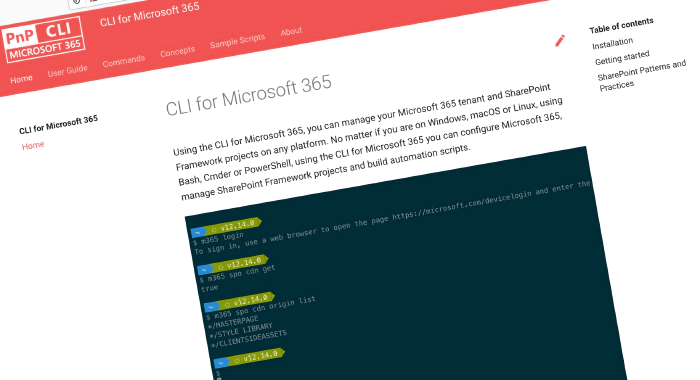 CLI for Microsoft 365 v3.10