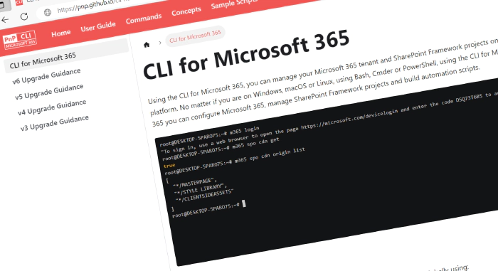 CLI for Microsoft 365 v6.10