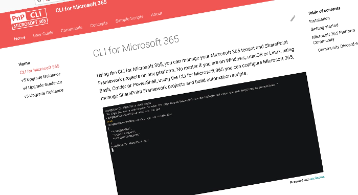 CLI for Microsoft 365 v6.6