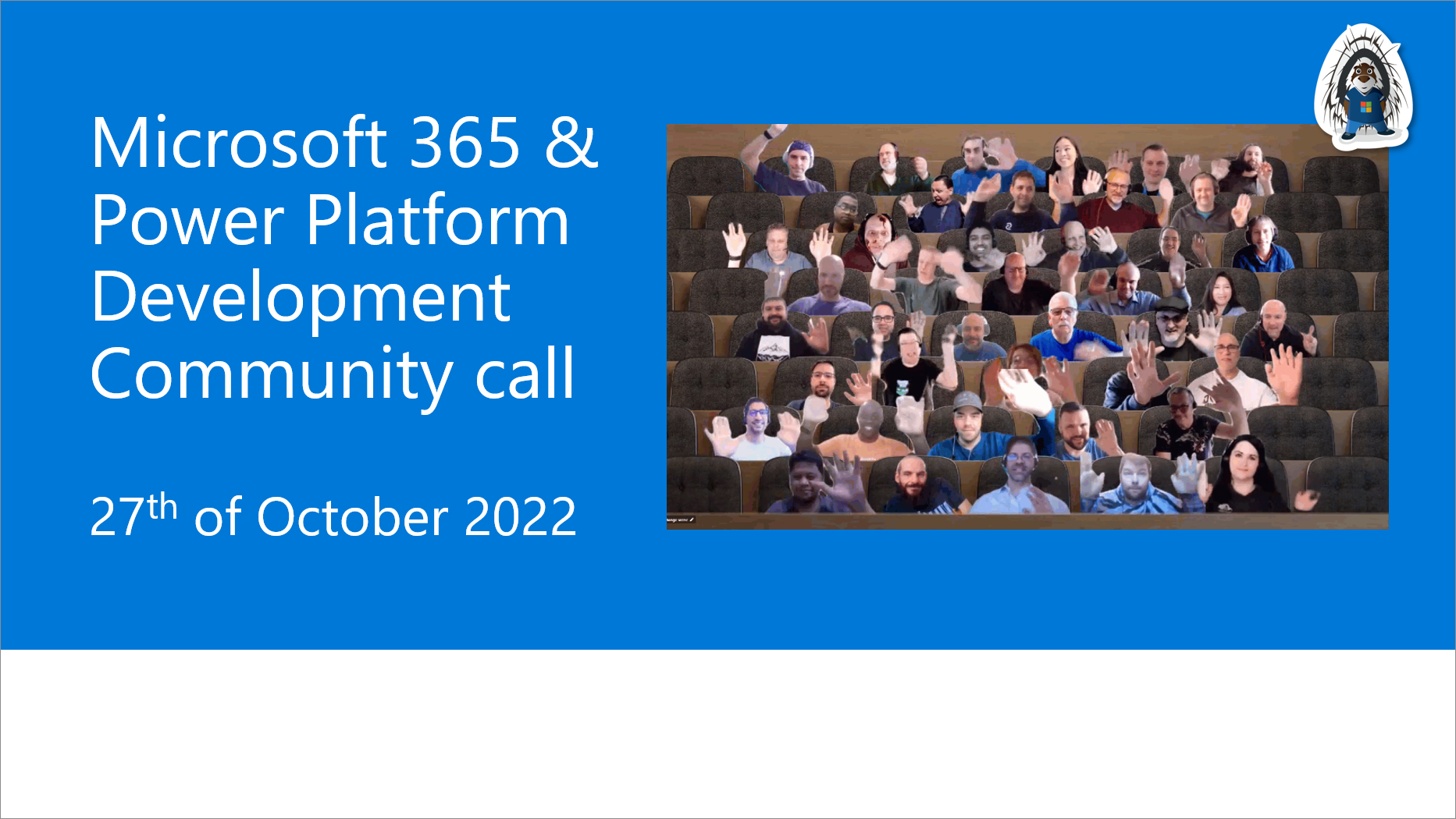 microsoft-365-power-platform-development-community-call-27th-of