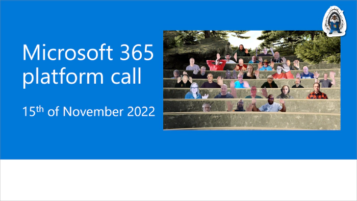 Microsoft 365 Platform Community Call - 15th of November, 2022