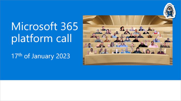 Microsoft 365 Platform Community Call - 17th of January, 2023