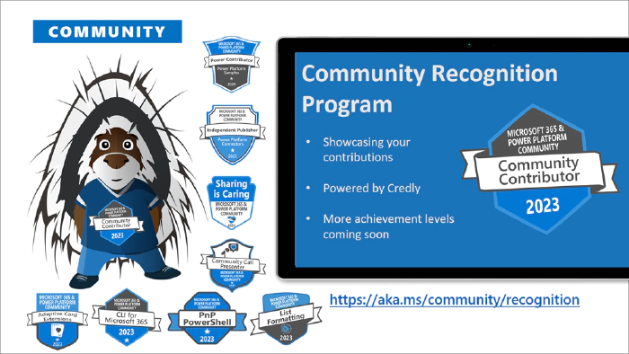 tMicrosoft 365 &amp; Power Platform Community Recognition Program