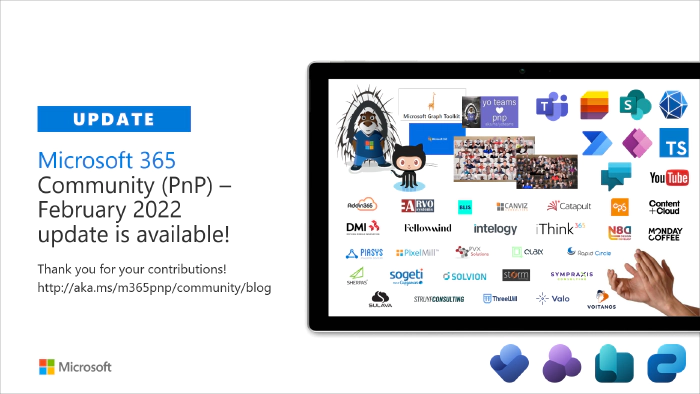 Microsoft 365 Platform Community (PnP) – February 2022 update