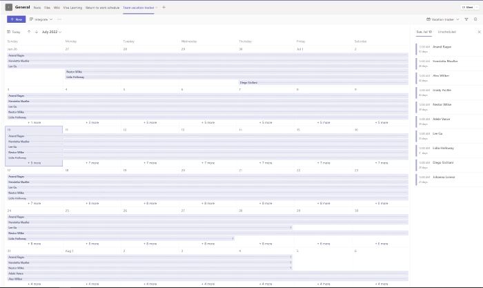 Build a vacation tracker app with Lists and SharePoint for Teams