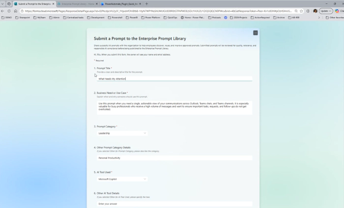 Microsoft Form