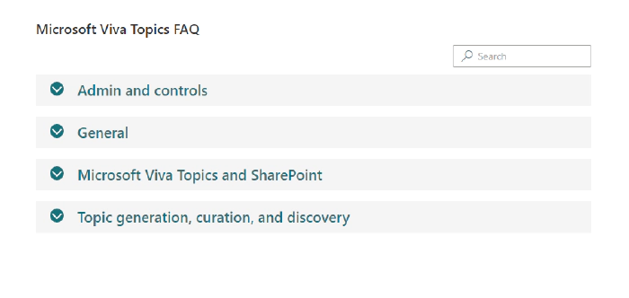 Community Sample: React FAQs webpart 
