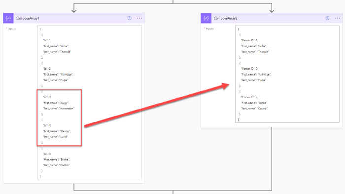 Comparing two arrays without an apply to each?