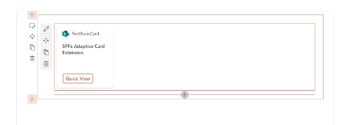 thumbnail image 5 of blog post titled Create your first Adaptive Card Extensions(ACEs) with SPFx 