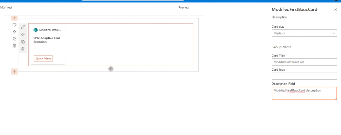 thumbnail image 7 of blog post titled Create your first Adaptive Card Extensions(ACEs) with SPFx 