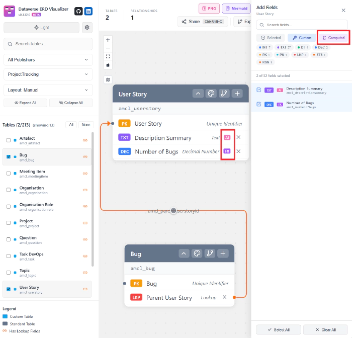 Ai and Power Fx fields