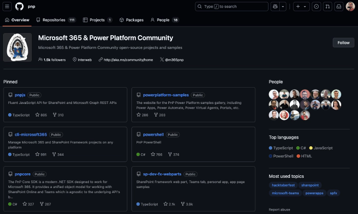 There it is. The community holy grail of M365. All at your fingertips.