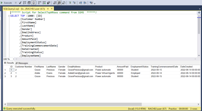 Easily Automate a Table in SQL Server Management Studio with Power Automate