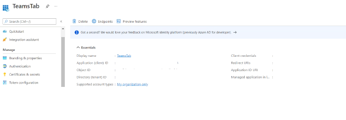 thumbnail image 3 of blog post titled Microsoft Forms as a Tab in Teams using graph API in Power Automate 