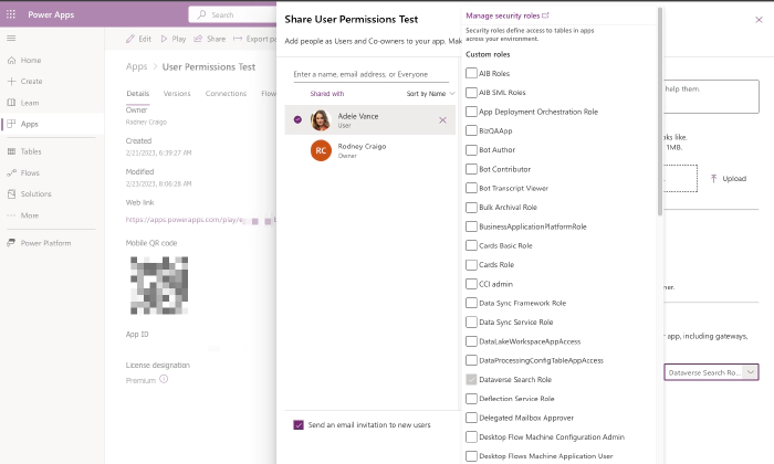 Data Permissions