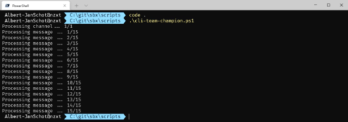 Recognize team activity using the CLI for Microsoft 365