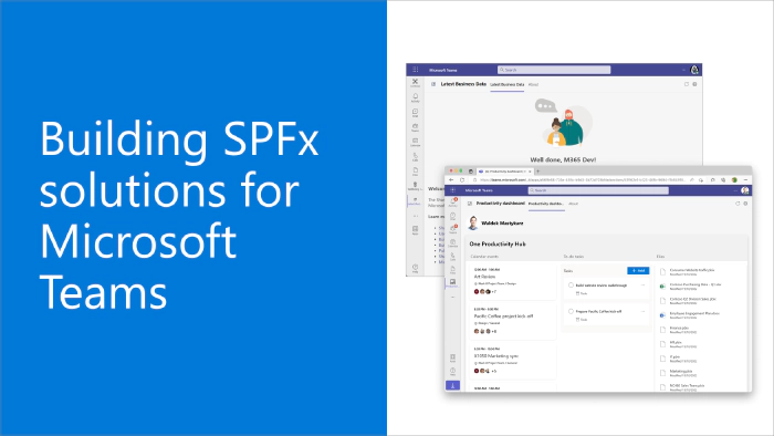 Building SPFx solutions for Microsoft Teams