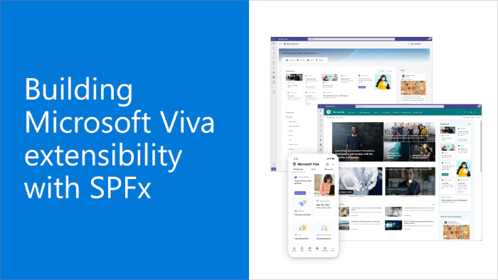 Building Microsoft Viva extensibility with SPFx