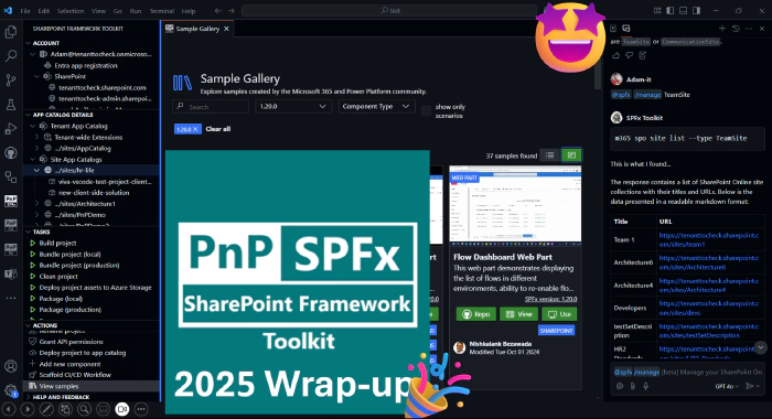 SharePoint Framework Toolkit 2025 wrap up