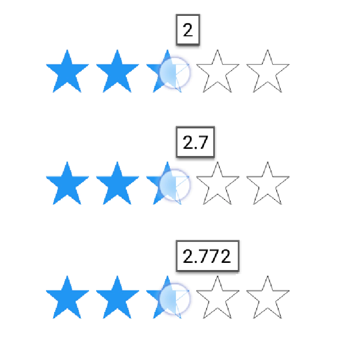Star rating example