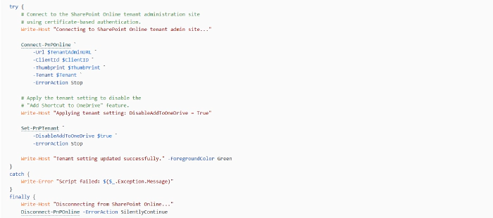 Code snippet Code snippet
