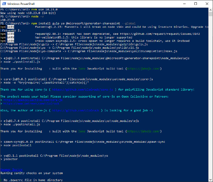 npm install