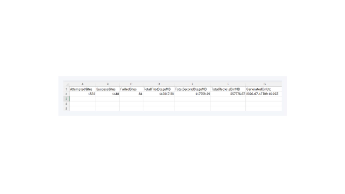 Screenshot of the sample Screenshot of the sample