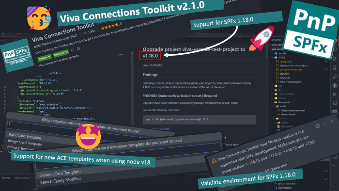 Viva Connections Toolkit v2.1.0 release