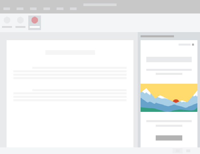 Conceptual image showing a task pane add-in for Microsoft Office