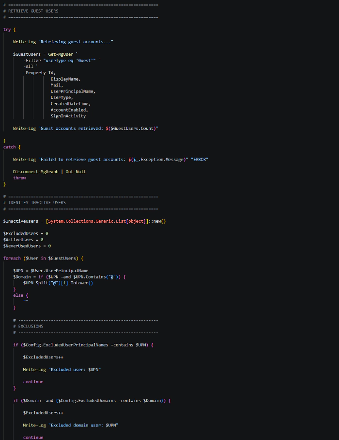 Screenshot of the sample