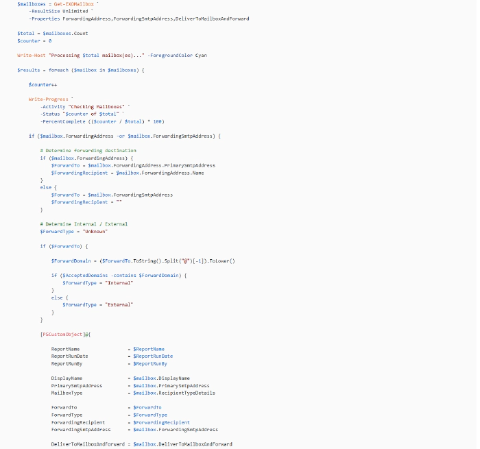 Screenshot of the sample