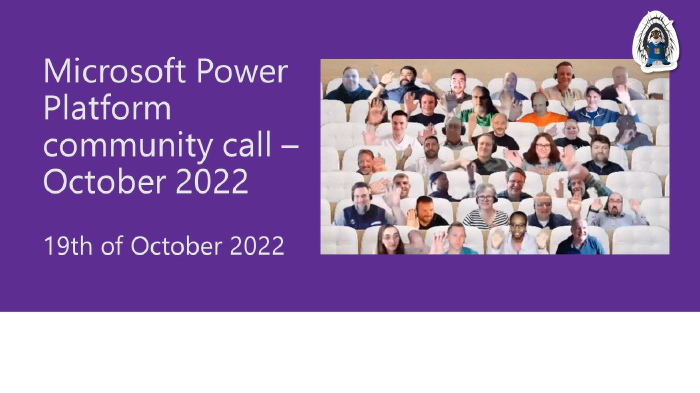 Power Platform Community Call – October 2022