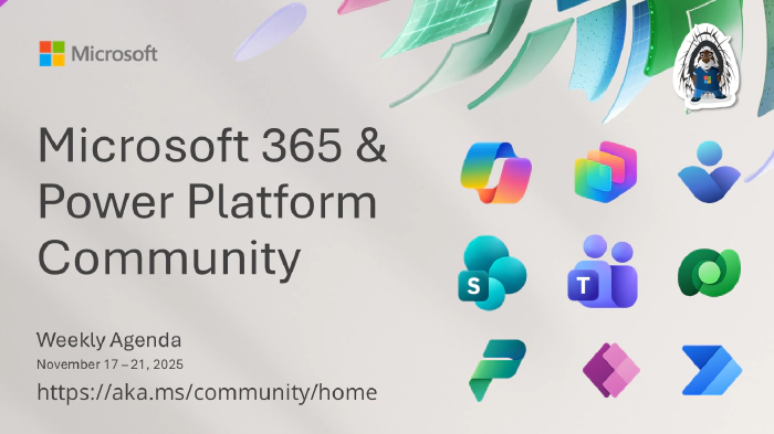 Weekly Agenda - 17th of November week Weekly Agenda - 17th of November week