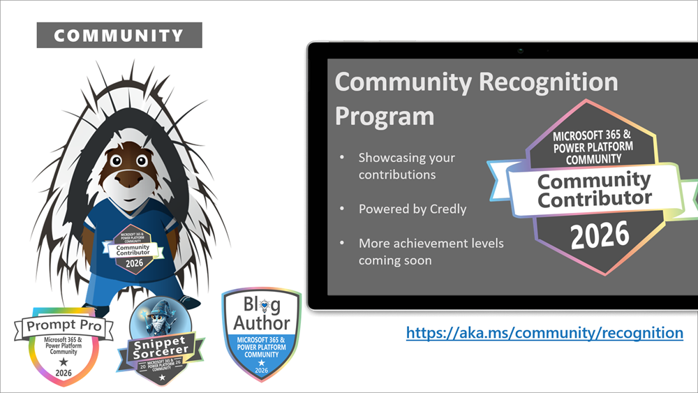 Community Recognition