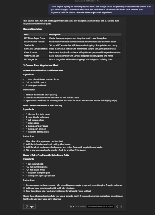 Demo answer