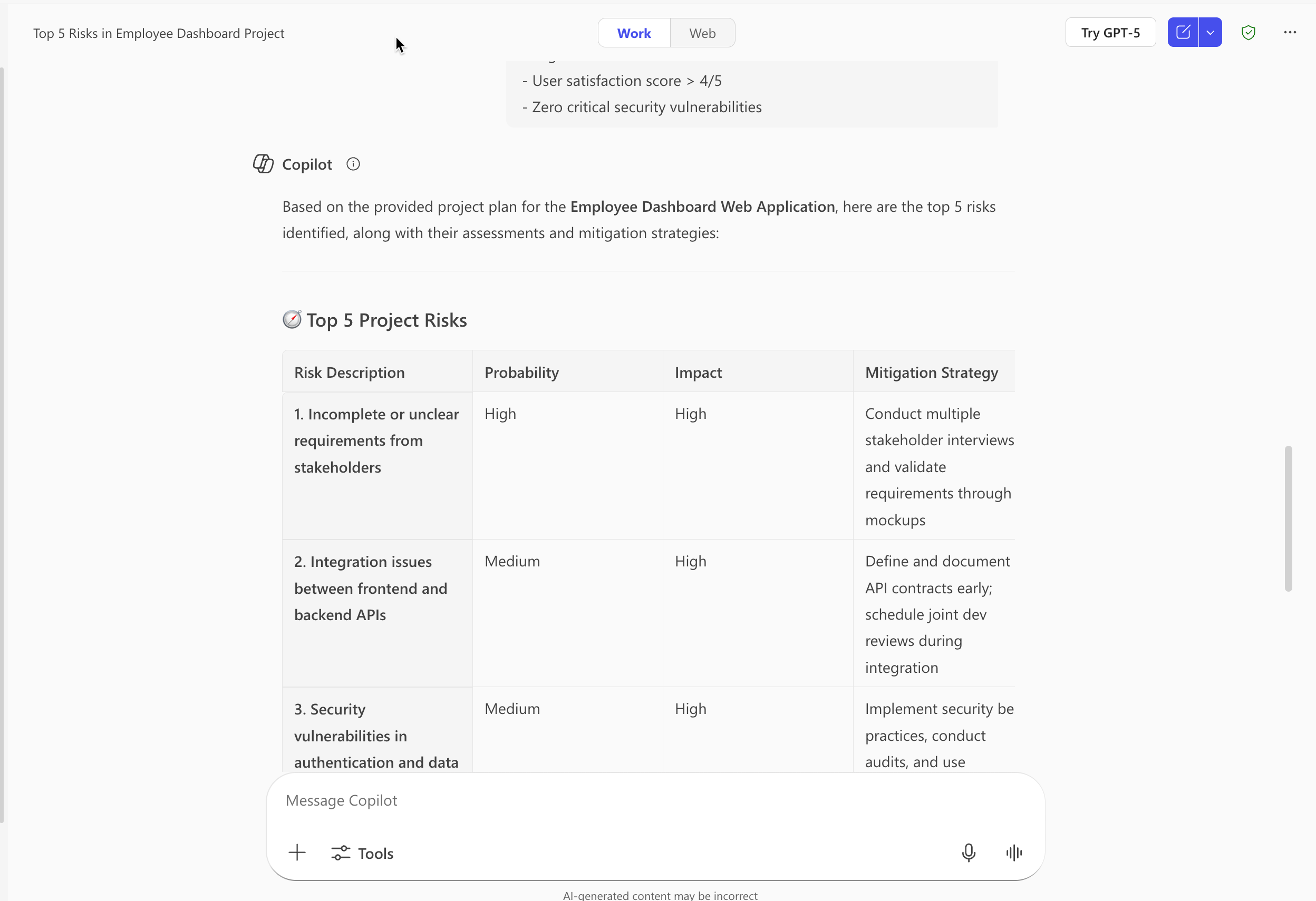 demo of prompt