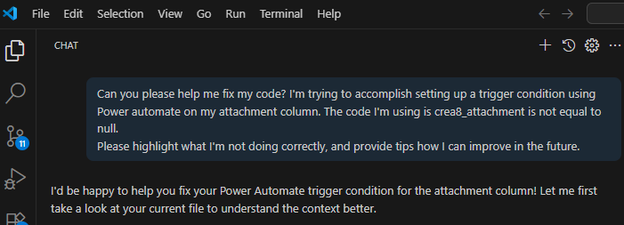 Prompt for getting guidance with your code regardless of technology