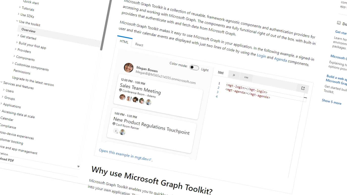Microsoft Graph Toolkit