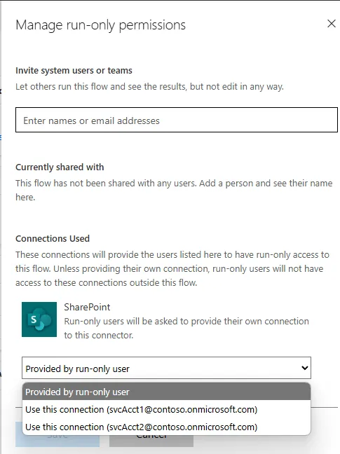 Run Only Connection