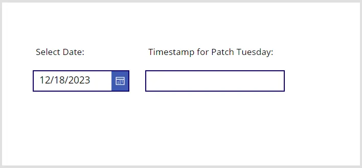 Patch Tueday Arbitrary Date