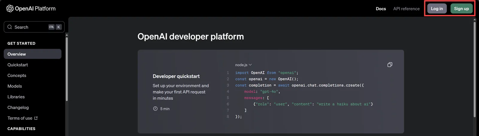 OpenAI Sign Up or log in