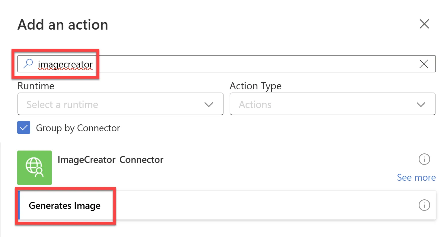 Add Generate Social Media Post action to Power Automate flow