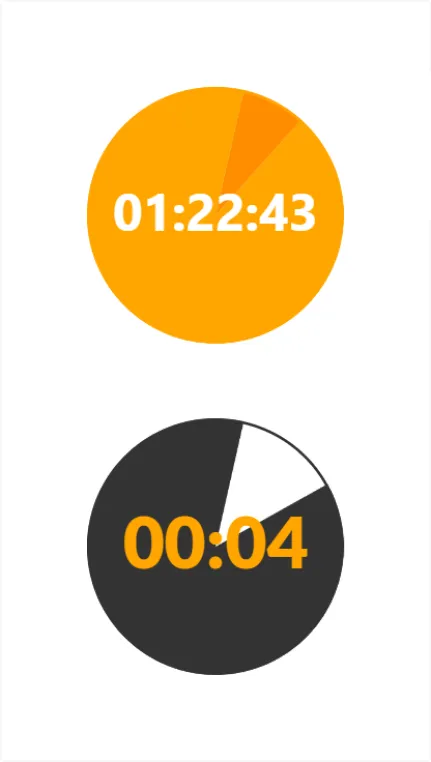 A preview with the sector gauge mode
