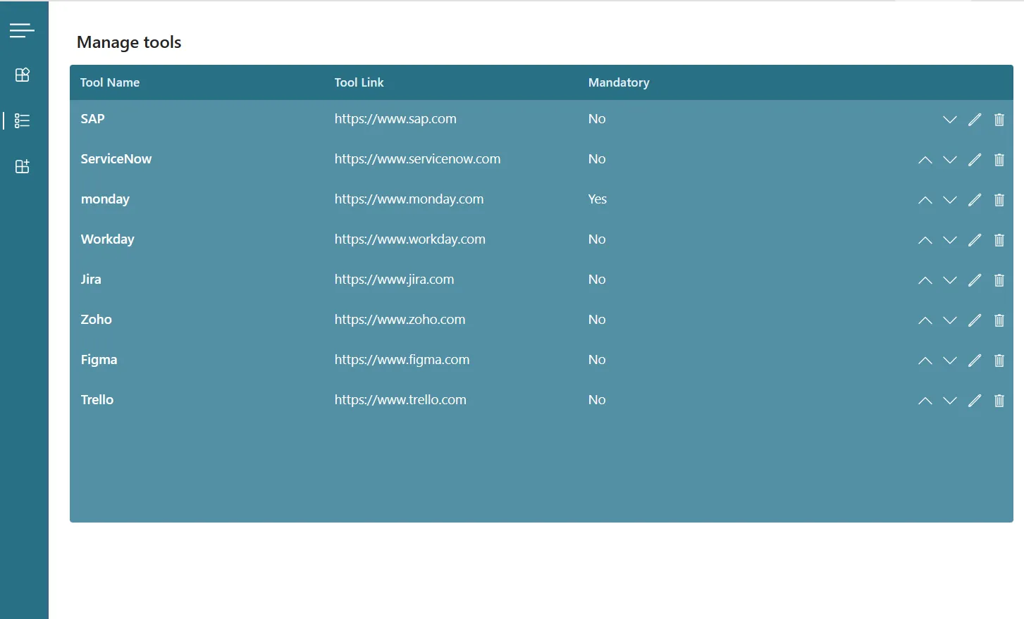 Preview - Admin App Manage Tools