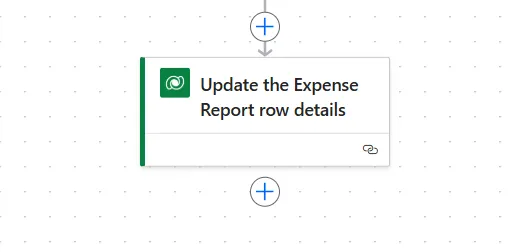 Screenshot of the third part of the Power Automate flow that processes the Expense Report