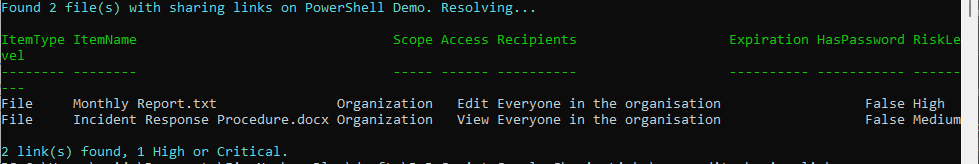 Example Screenshot