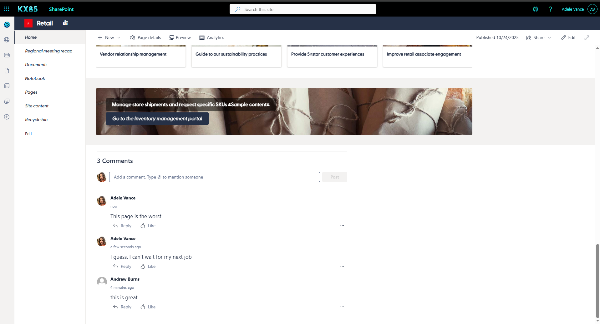 Example Screenshot