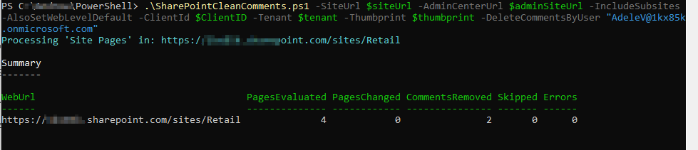 Example Screenshot