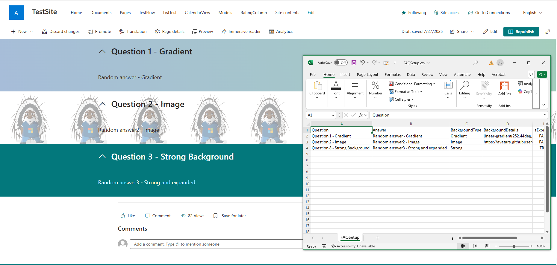 Example Screenshot