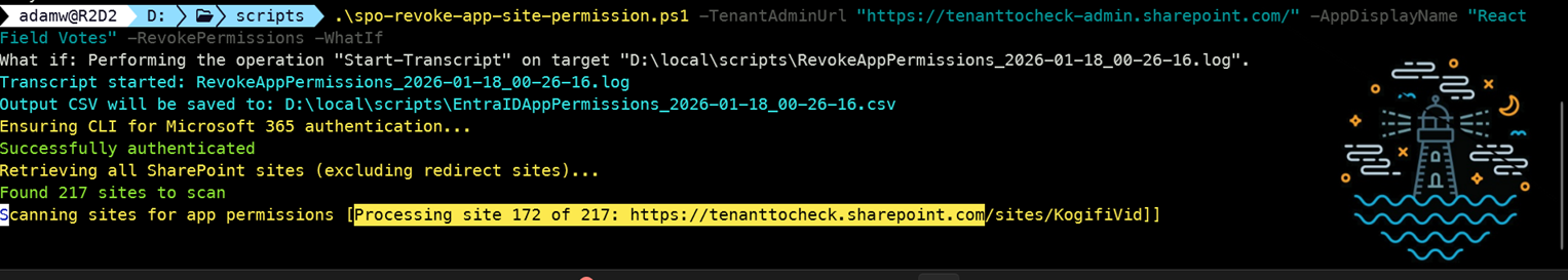 CLI for Microsoft 365 Example